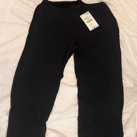 Zara Blue/GreyTextured Top&Pants - Picture 5 of 11